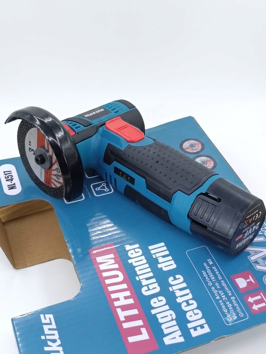 AMOLADORA ANGULAR RECARGABLE DE 3 PULGAD