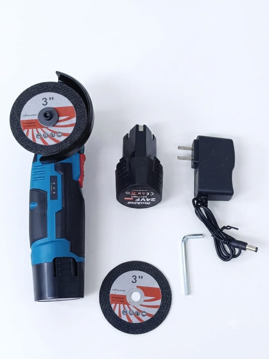 AMOLADORA ANGULAR RECARGABLE DE 3 PULGAD