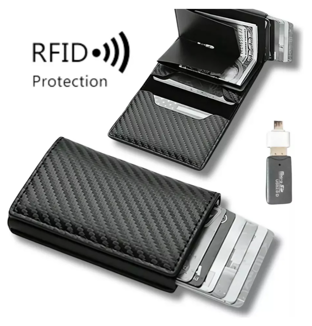 Cartera Aluminio Proteccion RFID